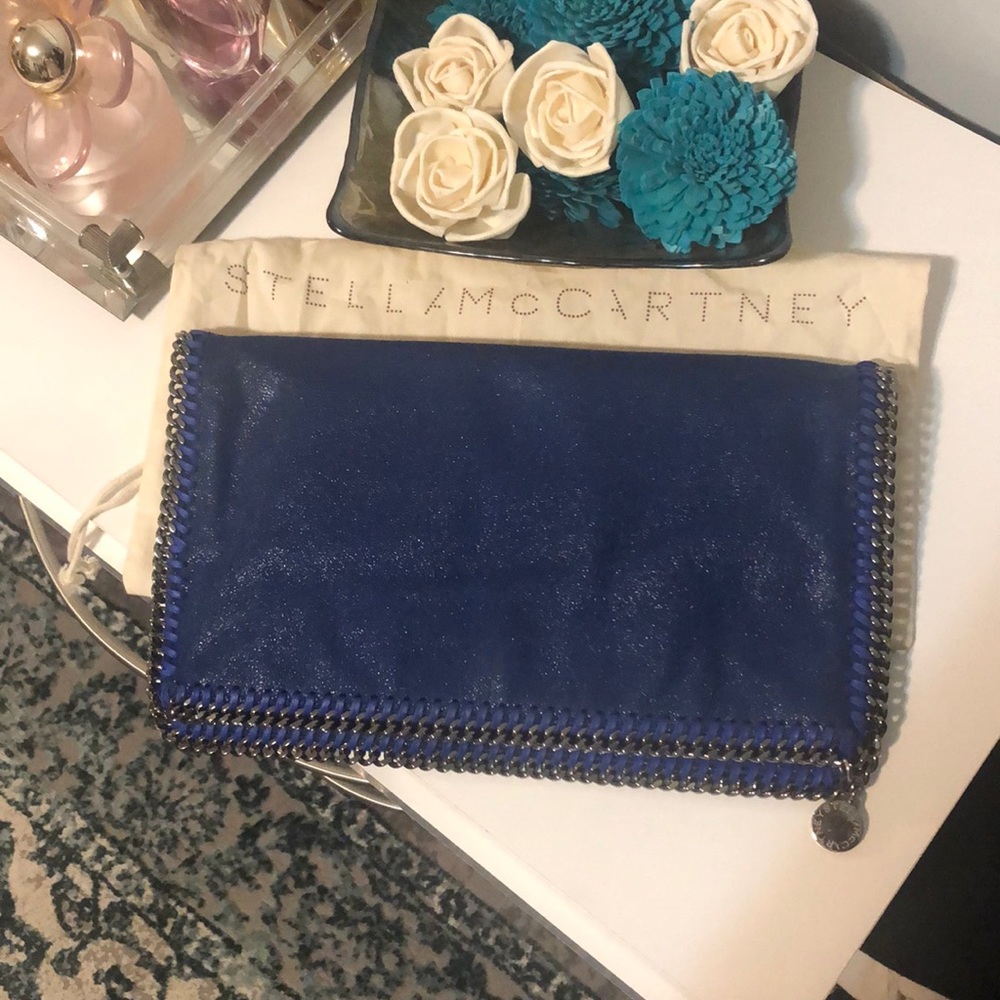 Stella McCartney Large fold over clutch